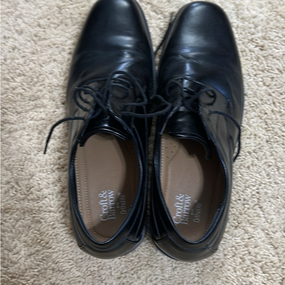 Croft & Barrow Men's Classic Black Oxfords